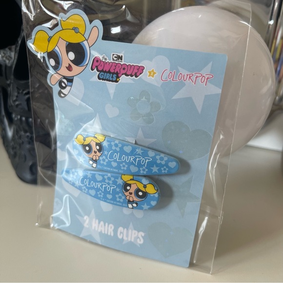 3/$15 ColourPop PowerPuff Girls Bubbles Hair Clips Blue - Picture 2 of 9